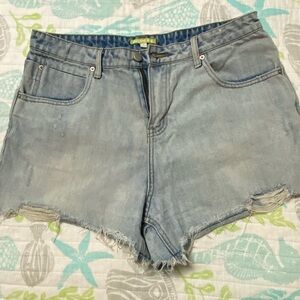Gianni Bini Blue Jean Shorts Classic Style